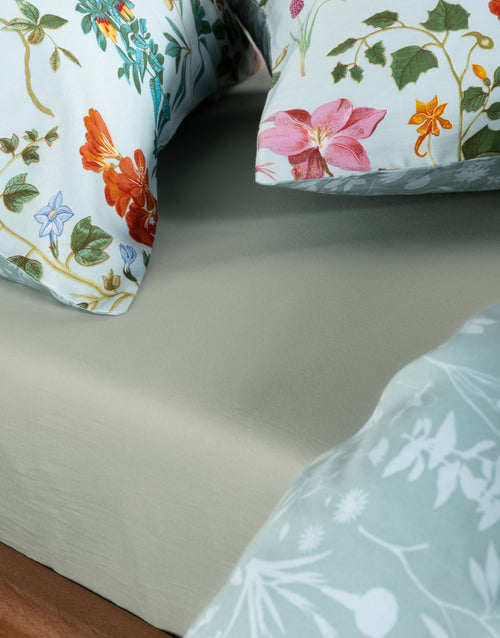 Essenza Marigold dekbedovertrek - Lits-Jumeaux - 240x200/220 cm - Pastelblauw