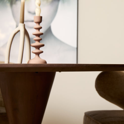Starfurn  eettafel Lima - bruin - 150x150x76cm