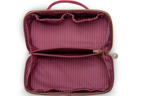 Pip Studio - Cyrille Make-up Tasje Dames - Rood - 11x5x22cm