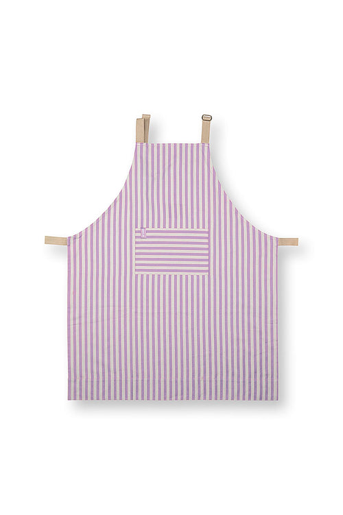 Pip Studio - Schort Stripes - Lila - 72x89,5 cm