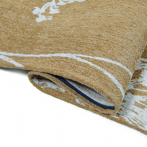 Lola&Moi vloerkleed Herbarium - goud -240x340cm - vtwonen shop