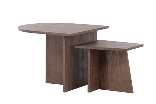 Rebellenclub Salontafel Eves - 60 x 45 cm - Bruin - vtwonen shop