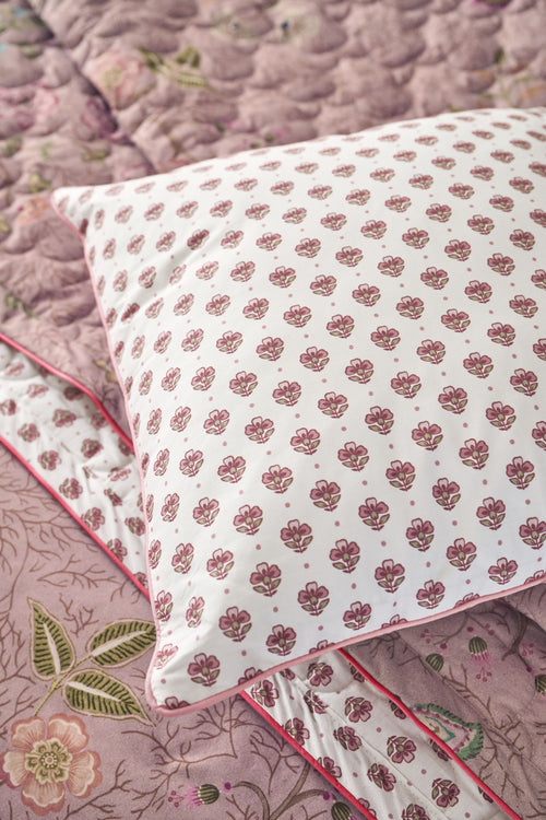 Pip Studio Sprei Mumbai Morning - 150 x 200 cm - Roze