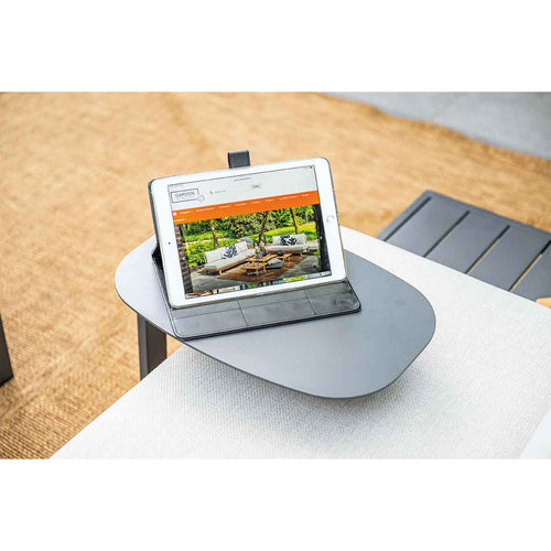 Prinos loungeset - 4-delig - carbon black - valley sand - vtwonen shop