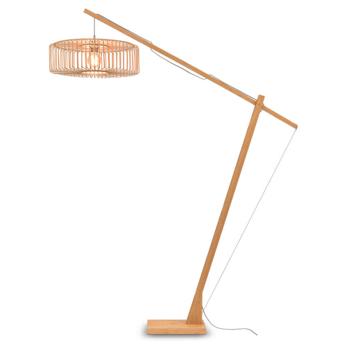 GOOD&MOJO vloerlamp Bromo - bruin - Ø60cm - vtwonen shop