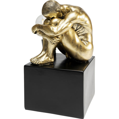 Kare Design tafellamp - man opgekruld - goud