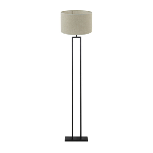 Light & Living vloerlamp Shiva/Breska - zwart, wit - 40x40x170cm - vtwonen shop