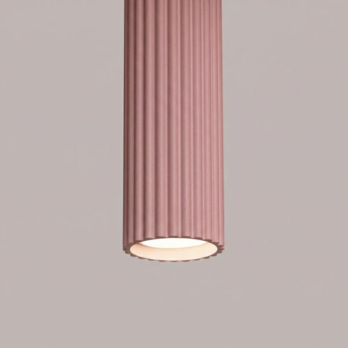 Sollux Lighting Hanglamp KARBON 1 roze - 8x8x118cm