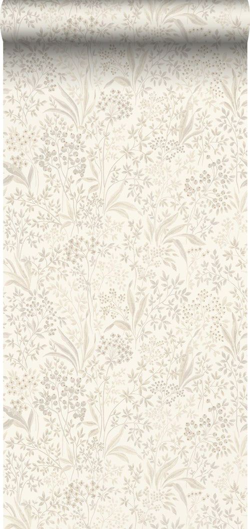 Borastapeter behang bladeren beige - 53 cm x 10.05 m - 661030 - vtwonen shop