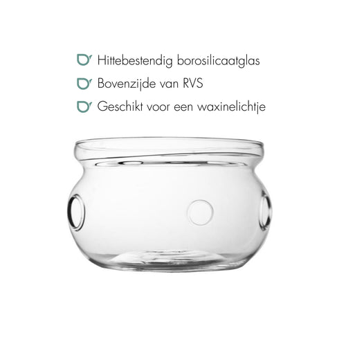 Bredemeijer - Theelicht Verona enkelwandig glas