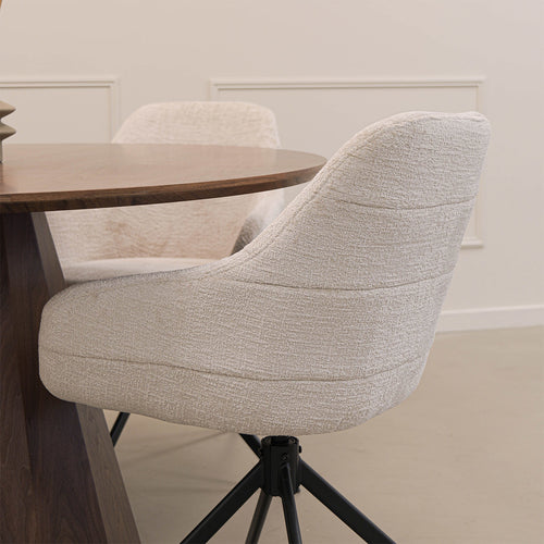 Kick draaistoel Jule - Beige