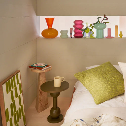 Urban Nature Culture vaas Zinhle, golden orange - Ø 27 * 32 cm