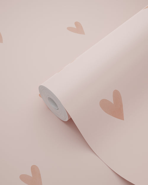 ESTAhome behang hartjes roze - 53 cm x 10.05 m - 139770 - vtwonen shop