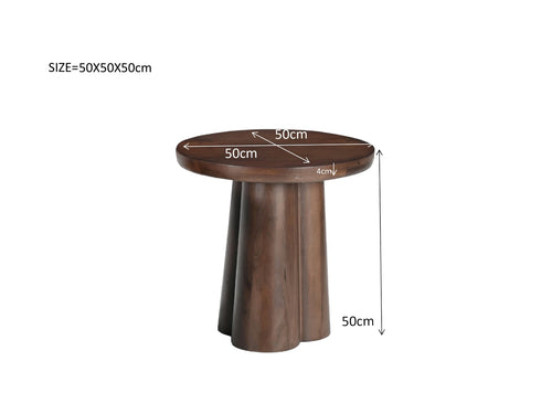 Brix salontafel Clubs - 50cm - mangohout