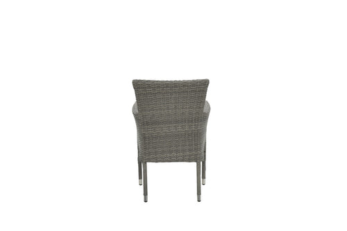 Nicosia stapelbare fauteuil - organic grey - antraciet