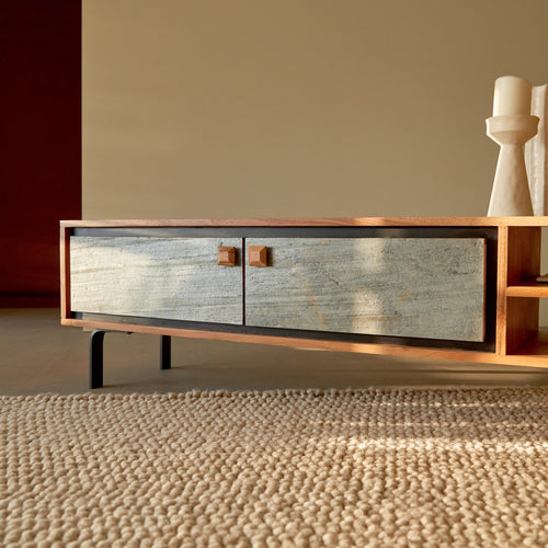 Tikamoon Temis - Acacia tv-meubel 160 cm - Naturel