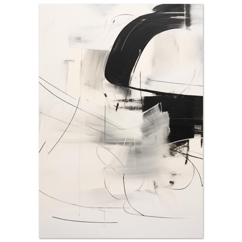 Artfulprints  Abstract - Chique brush 1   poster 50x70 cm
