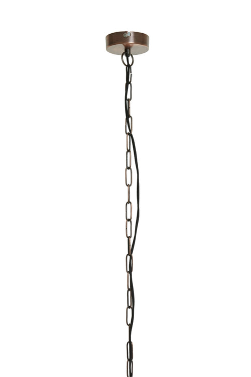 Light & Living hanglamp KASPER - bruin - Ø65x37cm