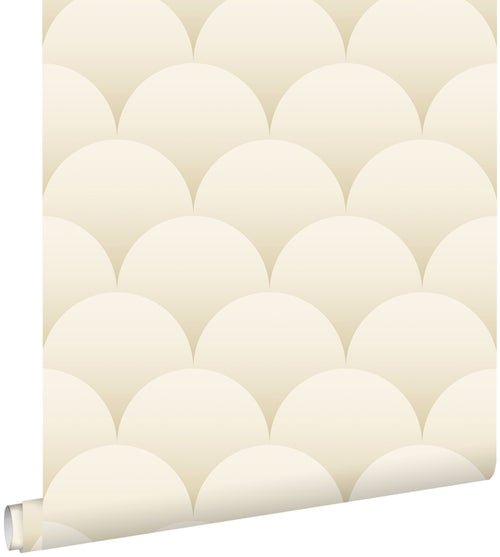 ESTAhome behang art deco motief zand beige - 50 x 900 cm - 139464