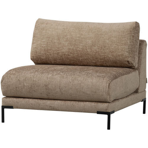 vtwonen loveseat bank element Couple - Polyester - Mud Melange - 89x100x100 - vtwonen shop