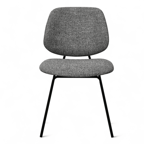 Furnhouse eetkamerstoel Sofia - Grijs - Stof (Bouclé) - Set van 4