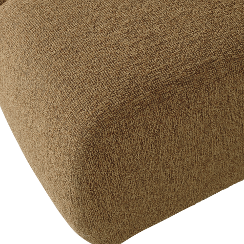 WOOOD 1-zits bank Mojo - Bouclé - Geel/Bruin - 74x80x97 - vtwonen shop