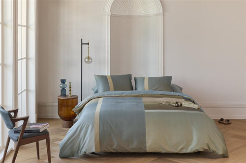 Kardol dekbedovertrek Sloane Square - 140x200/220 cm - blauw grijs