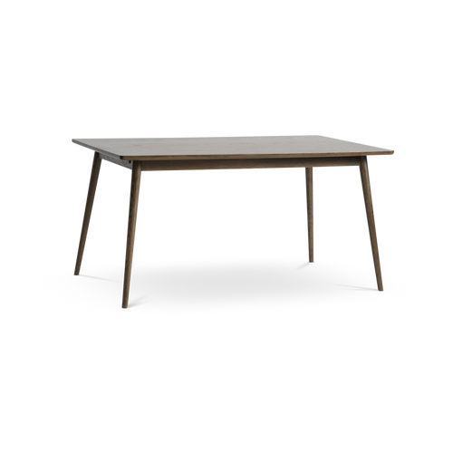 Olivine Boas verlengbare houten eettafel gerookt eiken - 150 x 90 cm - vtwonen shop