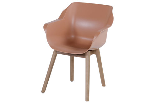 Hartman Tuinstoel Sophie - Roze/Naturel - Set Van 2 - vtwonen shop