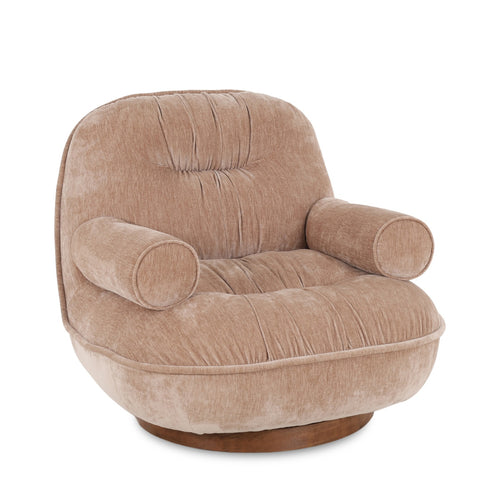 DÉJA Living Draaifauteuil Melbu - Beige Stof - 93x102x85cm
