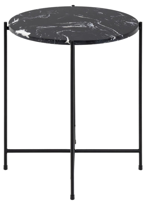 Rebellenclub Bijzettafel Romo - Ø42 cm - zwart - vtwonen shop