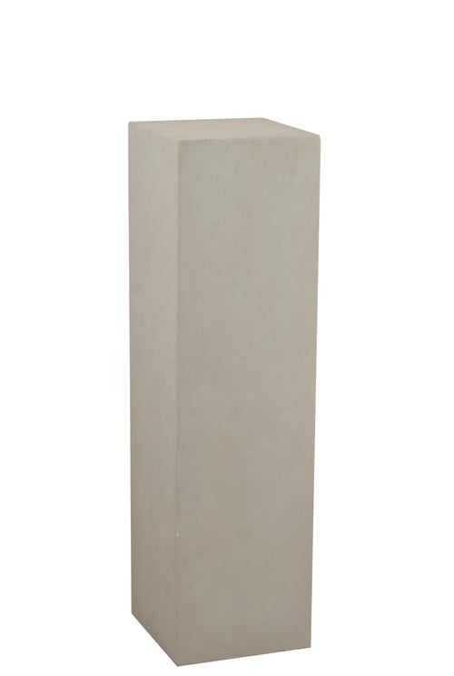 J-Line sokkel Rechthoek Hoog - keramiek - beige -  medium