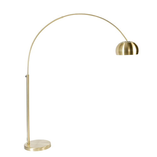 Zuiver Metal Bow Vloerlamp/ Booglamp Goud - vtwonen shop