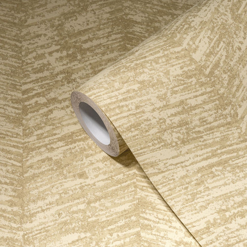 Livingwalls behang geometrische vormen beige, beige en geel - 53 cm x 10.05 m - AS-386972
