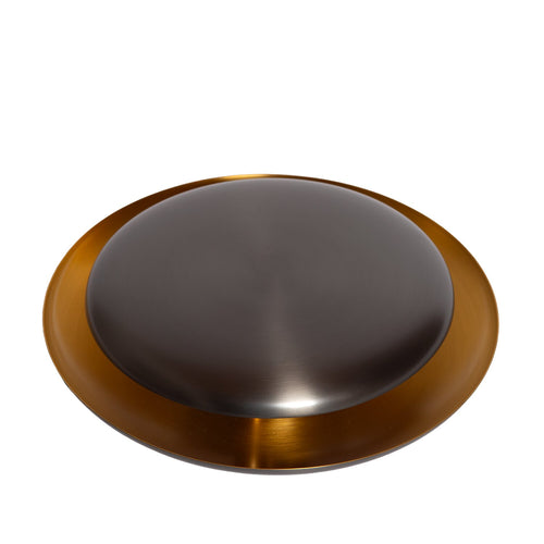 Atmooz wandlamp Ugo - antiek messing - Ø 29 x H 9 cm - G9