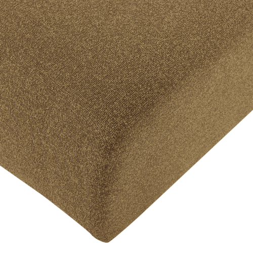 WOOOD chaise longue bank links Mojo Base - Bouclé - Geelbruin - 74x112x162
