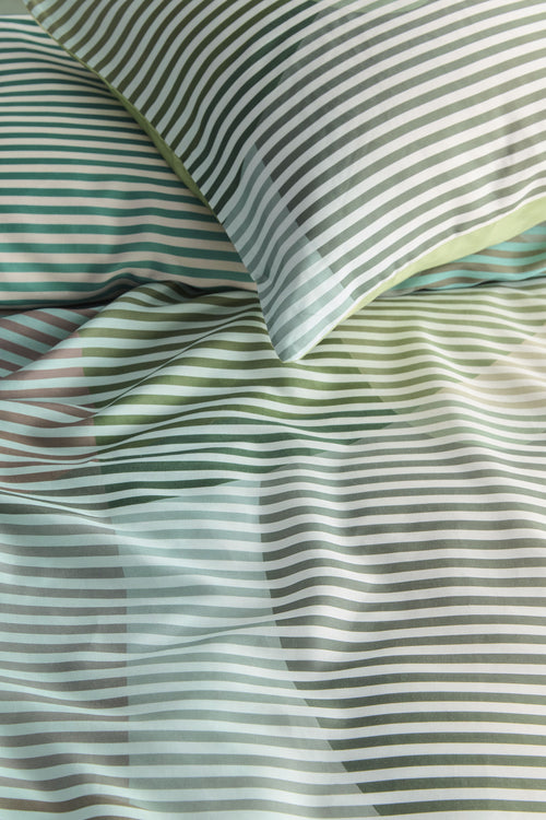 Beddinghouse Dutch Design Dekbedovertrek Lombard Street - 140 x 200/220 cm - Groen