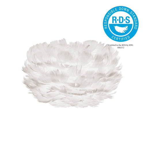 Umage Eos Micro hanglamp white - met koordset zwart - Ø 22 cm - vtwonen shop