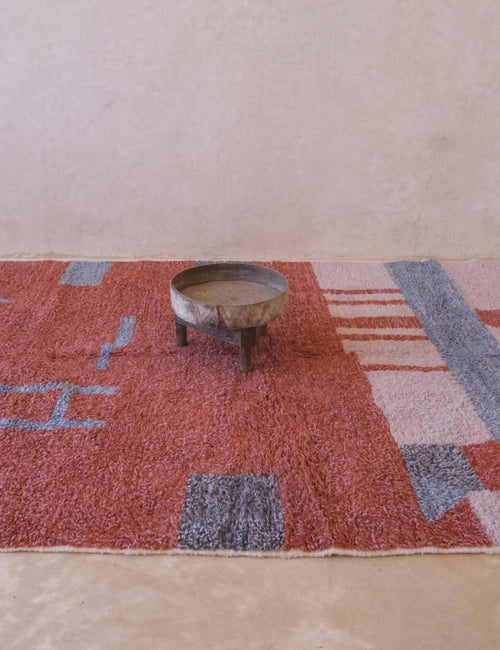 AFK Living vloerkleed Berber - handgemaakt - Wol - 203 x 304 cm