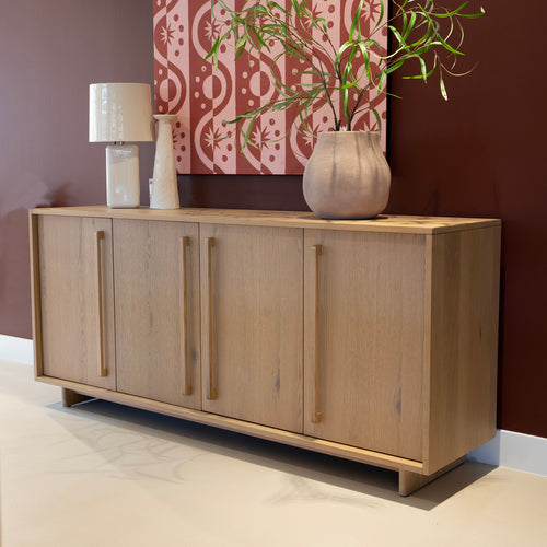 DÉJA Living Dressoir Samano - Naturel Eikenhout - 180x45x80cm