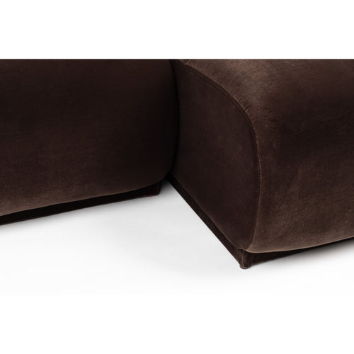 Zuiver Hazel 4-Zitsbank Rechts Bruin