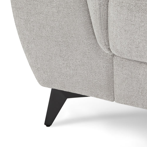 Furnhouse chaise longue bank links Betis - Grijs - Stof - 95x290x90