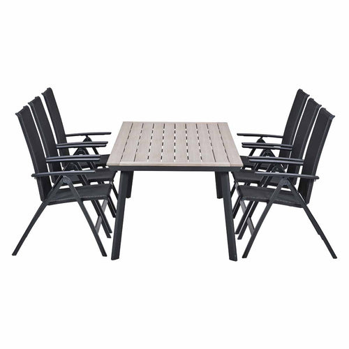 Garden Impressions Tuinset Santana 7-delig verstelbaar - Penedo tuintafel