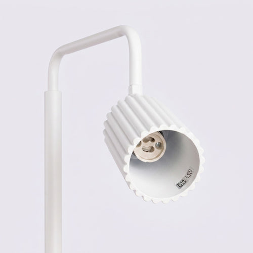 Sollux Lighting Vloerlamp KARBON 1 wit - 30x30x160cm