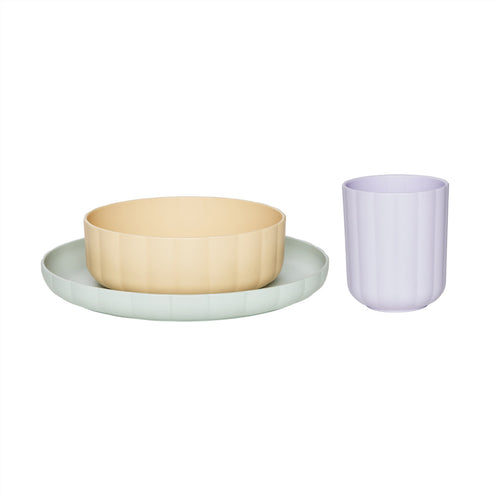 OYOY bord en kom  silicone
