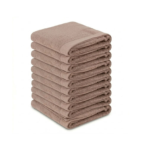 Ten Cate handdoekenset hotelkwaliteit 70x140 - taupe - 10 stuks