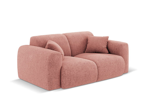 Cosmopolitan Design Bank Nolio 2-zits, chenille, roze - 95x170x72cm
