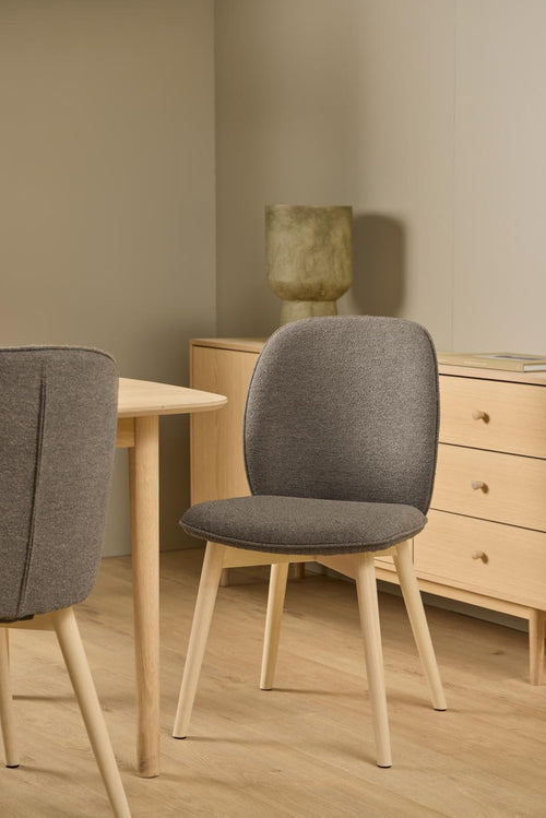 Rebellenclub Eetkamerstoel Leitra - Set Van 2 - Taupe