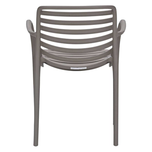 Garden Impressions tuinstoel Mees taupe - 4 stuks