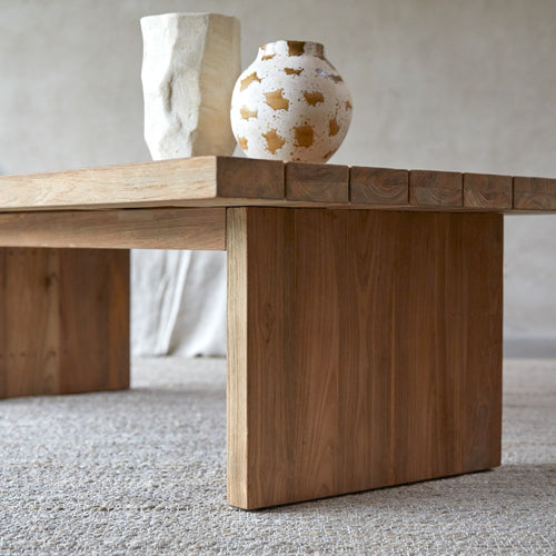 Tikamoon Salontafel van gerecycled massief teak - Naturel - vtwonen shop